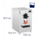 Stroj na italskou zmrzlinu - 1150 W - 18 l/h - 1 příchuť